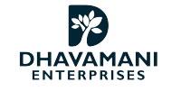 A creative logo for Dhavamani Enterprises, which supplies and manufactures premium doors and windows